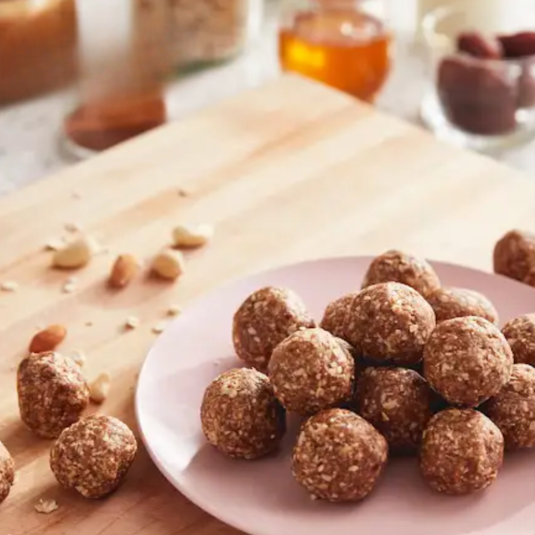Broma and Honey Protein Energy Balls