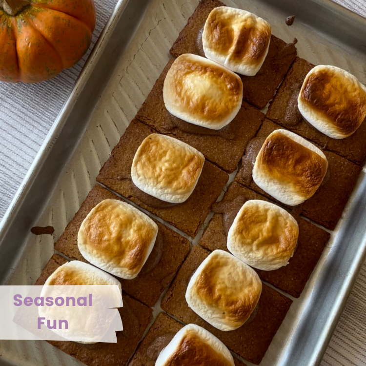 Pumpkin S'mores for a crowd