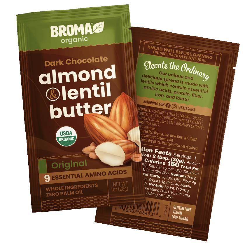 nut butter sachet, nut butter packet, almond butter sachet, almond butter packet, chocolate nut butter